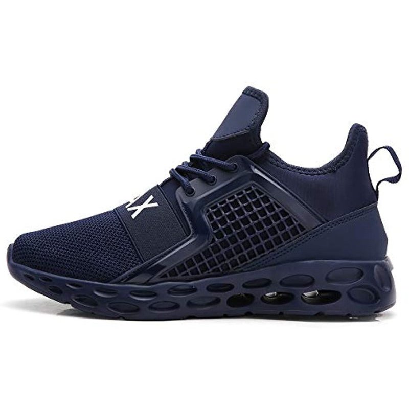 Ezkrwxn Men Sport Running Shoes Tennis Athletic Walking Sneakers G15 Dark Blue